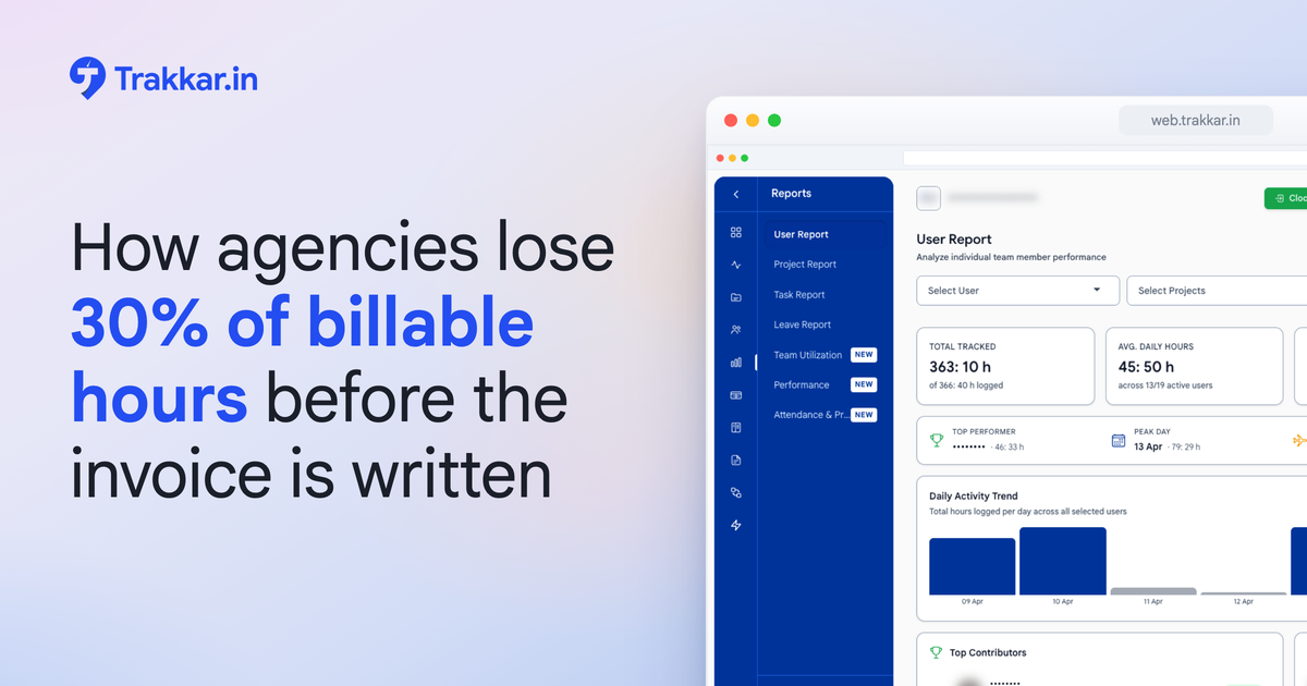 How agencies lose 30% of billable hours before the invoice is written