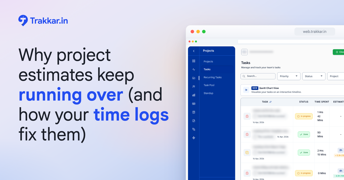 Why project estimates keep running over (and how your time logs fix them)