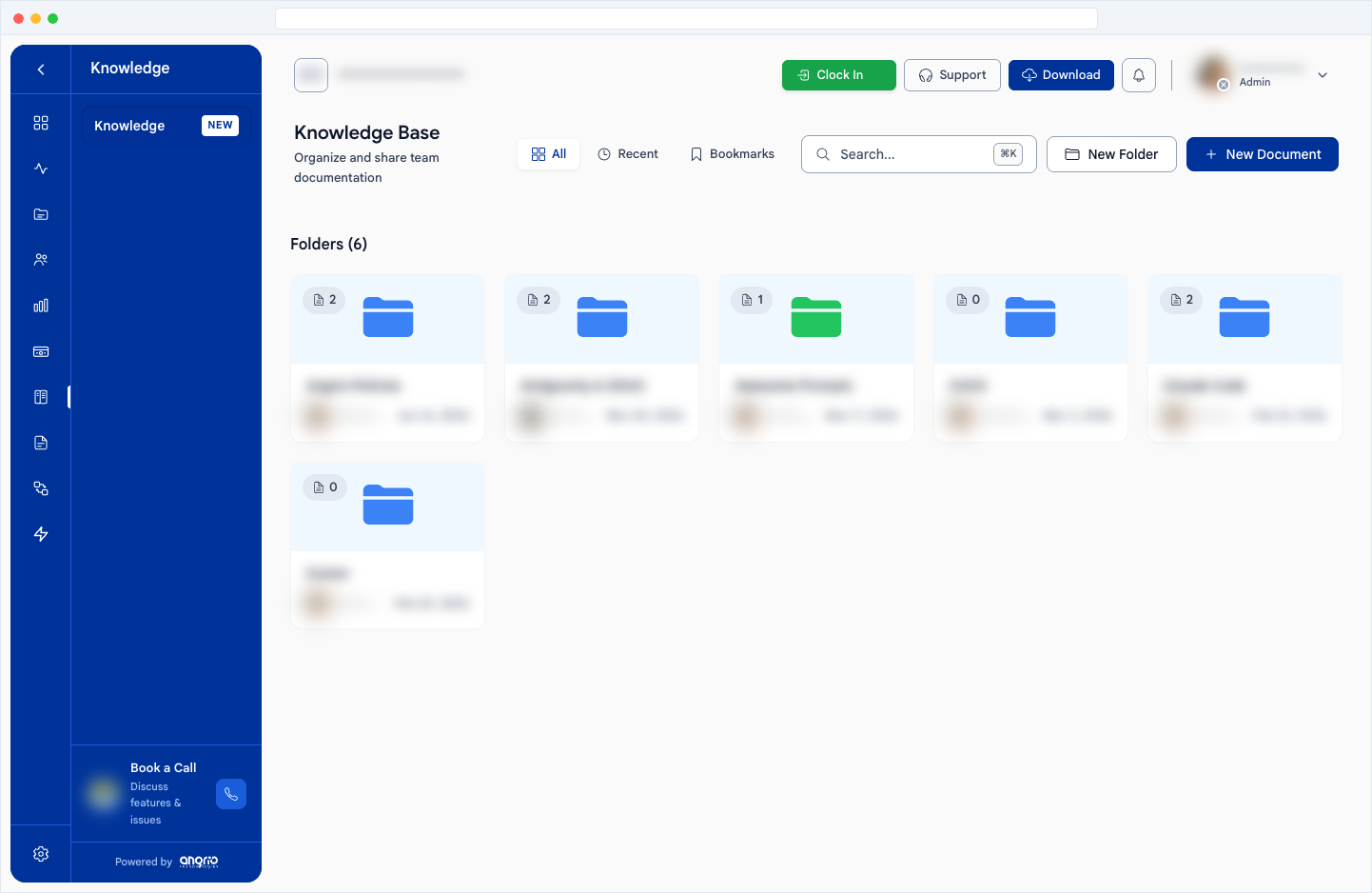 Document Management Dashboard